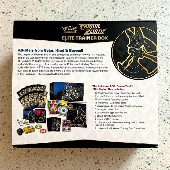 Pokémon Sword & Shield: Crown Zenith ETB - Cards & More! - Picture 2 of 9